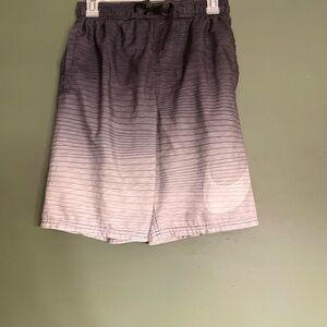 Nike Black White Ombré Swim Trunks